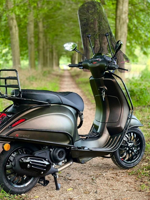 Vespa Sprint Opaco Chameleon Leopardo (full option)